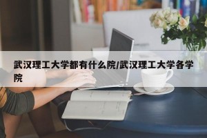 武汉理工大学都有什么院/武汉理工大学各学院