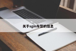 关于sgm车型的信息