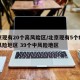 北京现有20个高风险区/北京现有5个疫情高风险地区 39个中风险地区