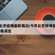 今天北京疫情最新情况/今天北京疫情最新情况 最新消息
